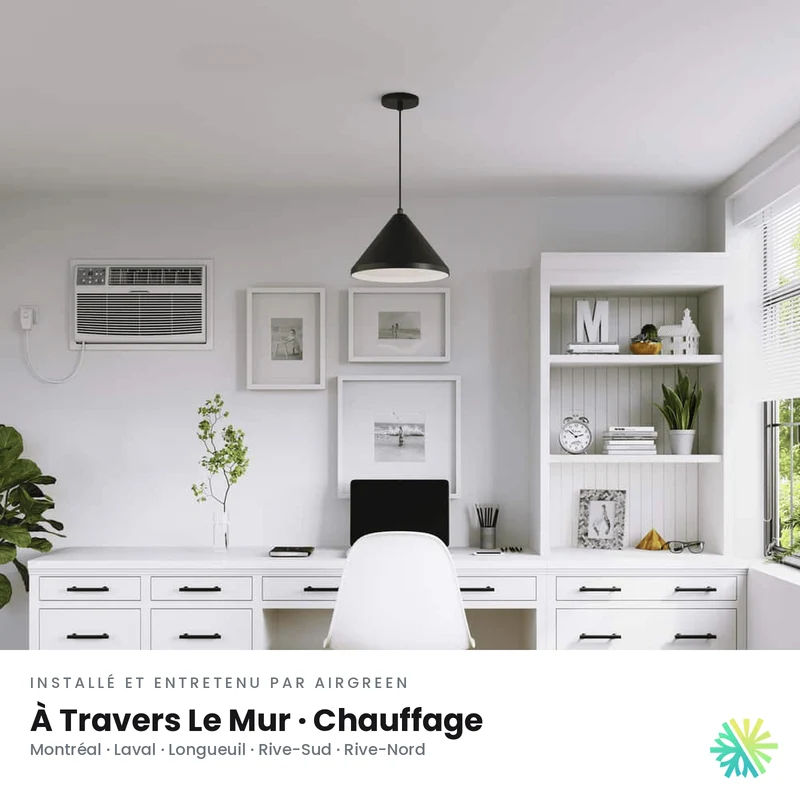 Climatiseur à Travers le Mur avec Chauffage DURASTAR | 12000 BTU - R32