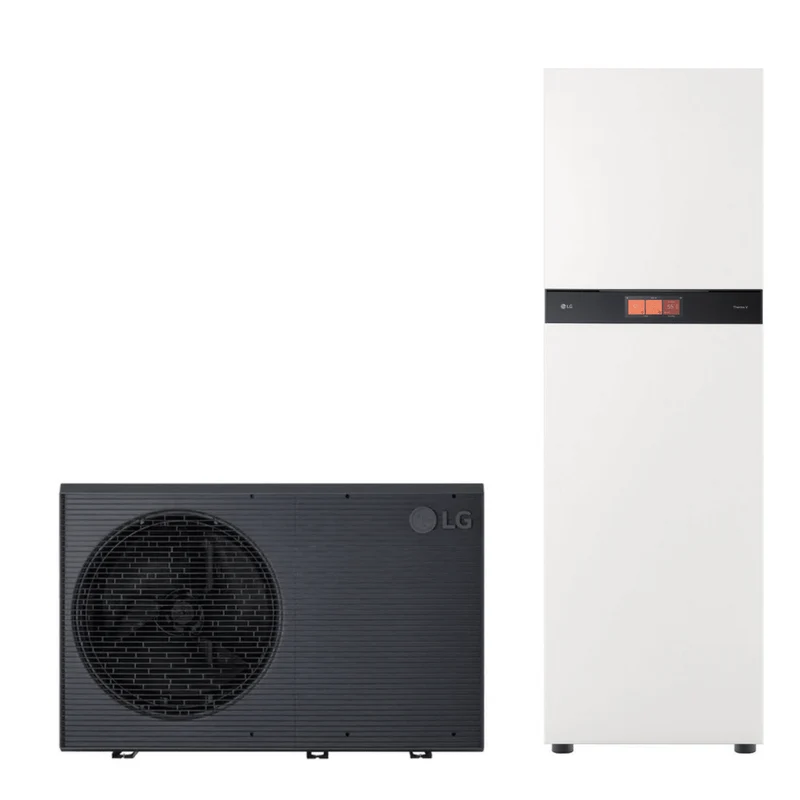 Pompe à chaleur air-eau LG Therma V 14 kW - Hydrosplit Duo ECS R290 - 1 circuit - Monophasé