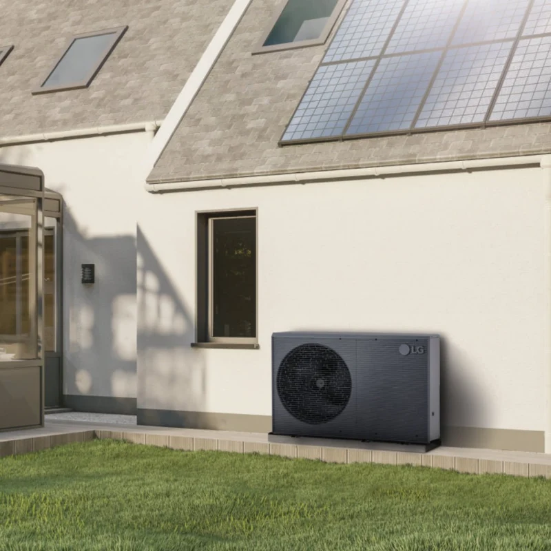 Pompe à chaleur air-eau LG Therma V 12 kW - Monobloc S R290 - Monophasé