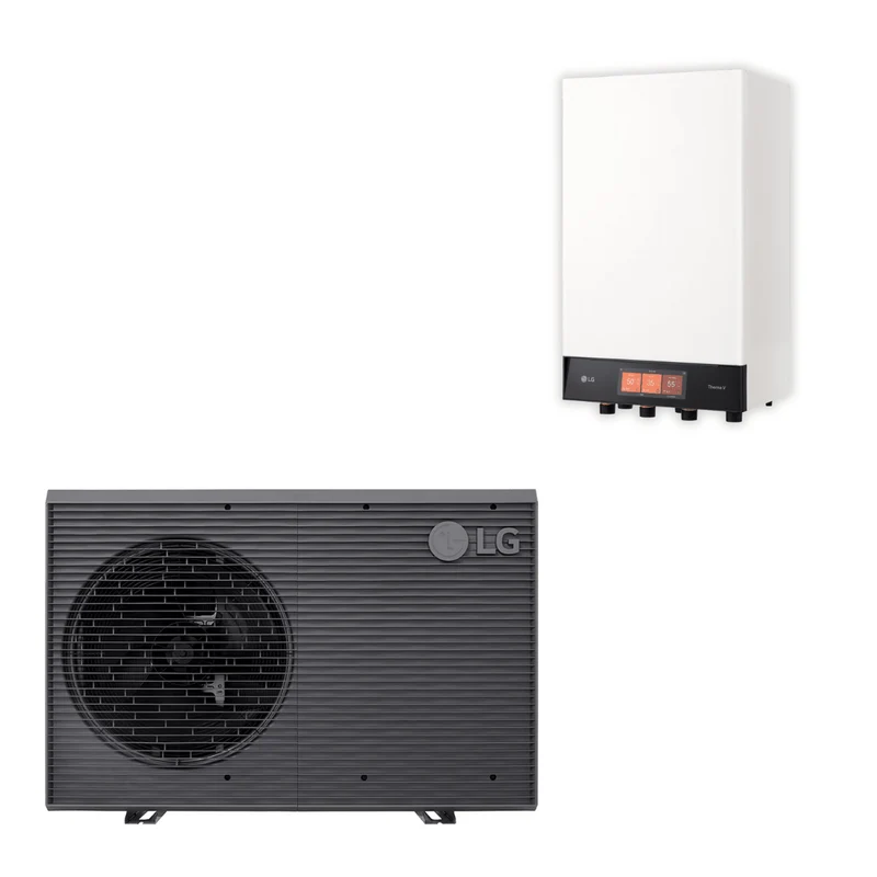 Pompe à chaleur air-eau LG Therma V 7 kW - Hydrosplit R290 - Triphasé