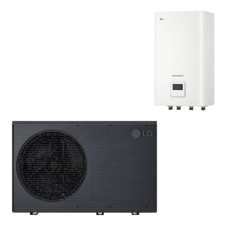 Pompe à chaleur air-eau LG Therma V 9 kW - Hydrosplit R290 - Triphasé
