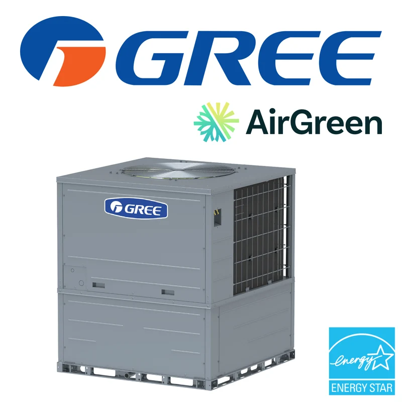 Thermopompe Monobloc Gree Rooftop R32 de 2 Tonnes | Montréal, Laval, Longueuil, Rive Sud et Rive Nord