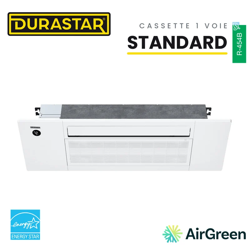 Cassette de Plafond 1-Voie DURASTAR Standard | 12000 BTU - R454B