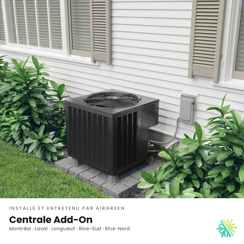 Thermopompe Centrale ADD-ON DURASTAR Core | 5 Tonnes - 60000 BTU (Serpentin 21 po) - R454B