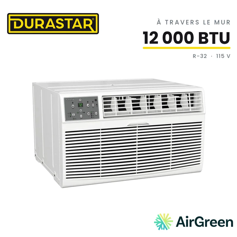 Climatiseur à Travers le Mur DURASTAR | 12000 BTU 115V - R32