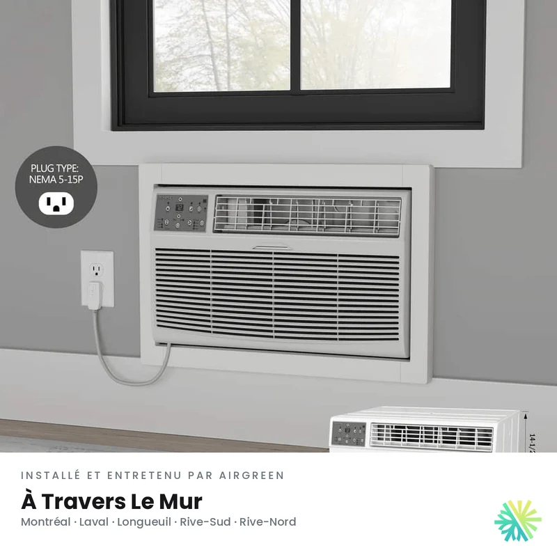 Climatiseur à Travers le Mur DURASTAR | 12000 BTU 115V - R32
