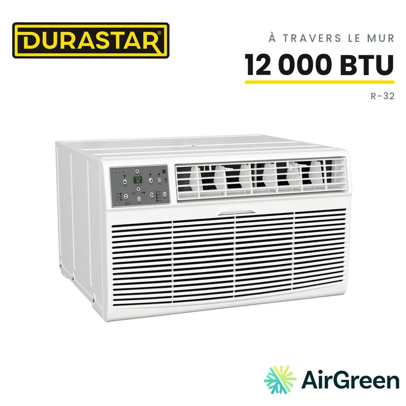 Climatiseur à Travers le Mur DURASTAR | 12000 BTU - R32
