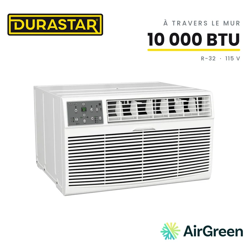 Climatiseur à Travers le Mur DURASTAR | 10000 BTU 115V - R32