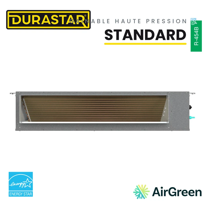 Thermopompe Gainable Haute Pression DURASTAR Standard | 12000 BTU - R454B