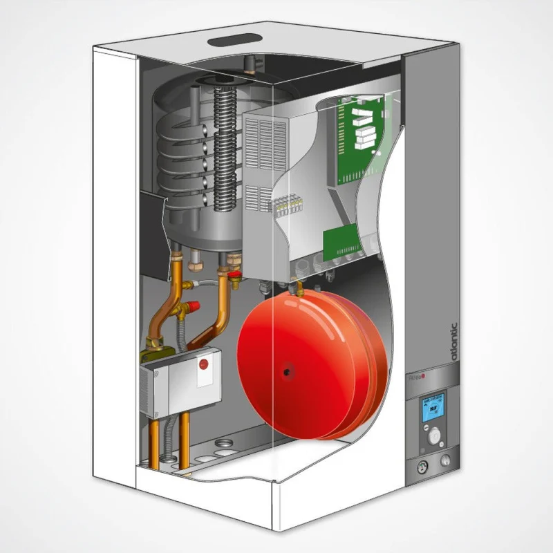 Pompe à chaleur air-eau Atlantic Alféa Excellia HP A.I. Split 15 kW Triphasé
