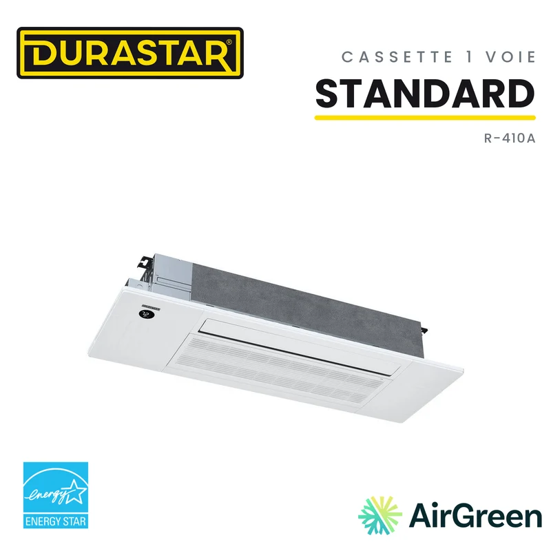 Cassette de Plafond 1-Voie DURASTAR Standard | 6000 BTU - R410A