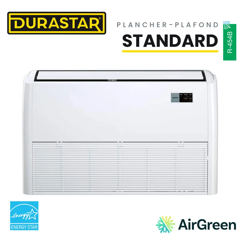 Thermopompe Plancher-Plafond DURASTAR Standard | 18000 BTU - R454B