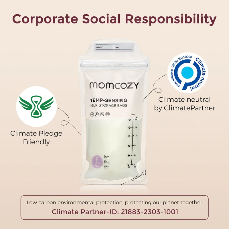 Momcozy Breast Pump M6 + 120 Breastmilk Storage Bags