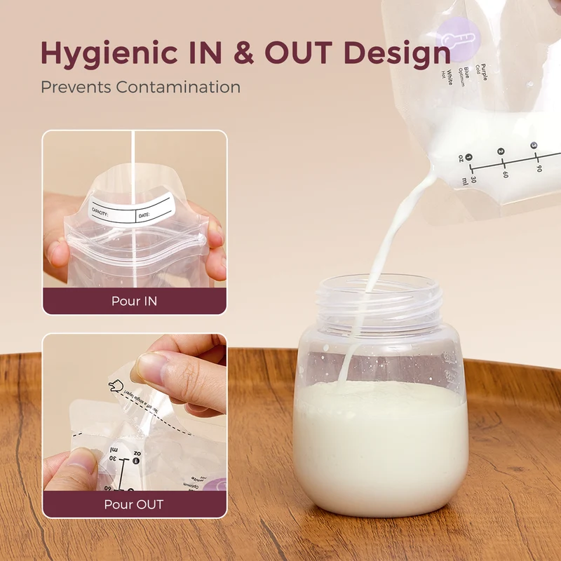 Momcozy Breast Pump M6 + 120 Breastmilk Storage Bags