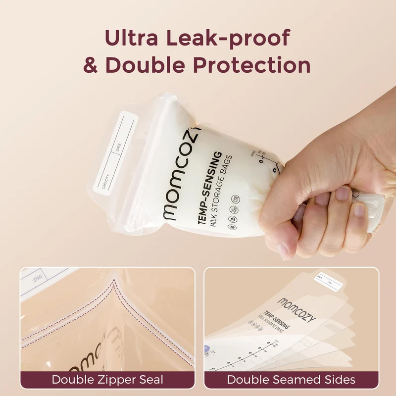 Momcozy Breast Pump M6 + 120 Breastmilk Storage Bags