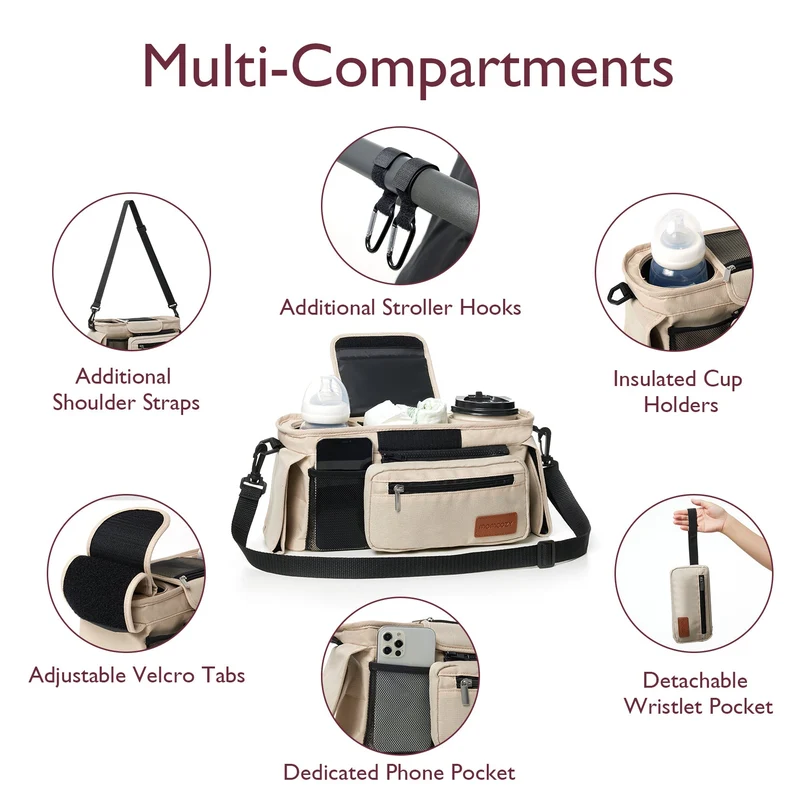 On-the-Go Bundle: ChangeGo Stroller and Car Seat Adapter and Organizer