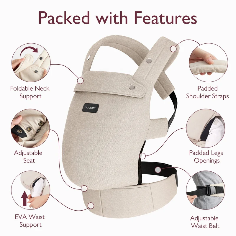 Outing Essentials Bundle: Baby Carrier and Clip-On Stroller Fan