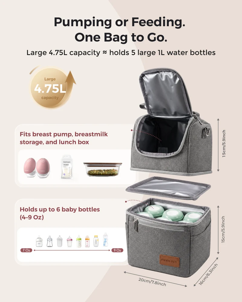 On-the-Go Bundle：Bottle Warmer and Bottle Cooler and Breastmilk Cooler Bag