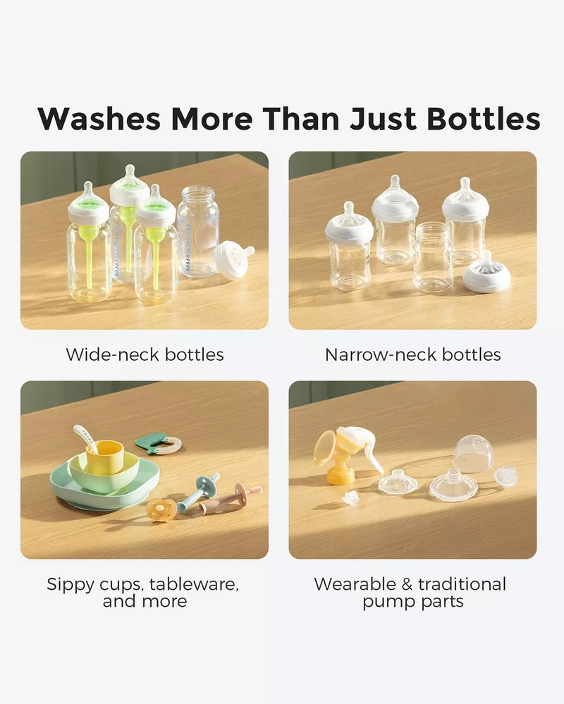 M5 Smart Wearable Breast Pump & KleanPal Pro Baby Bottle Washer and Sterilizer Bundle