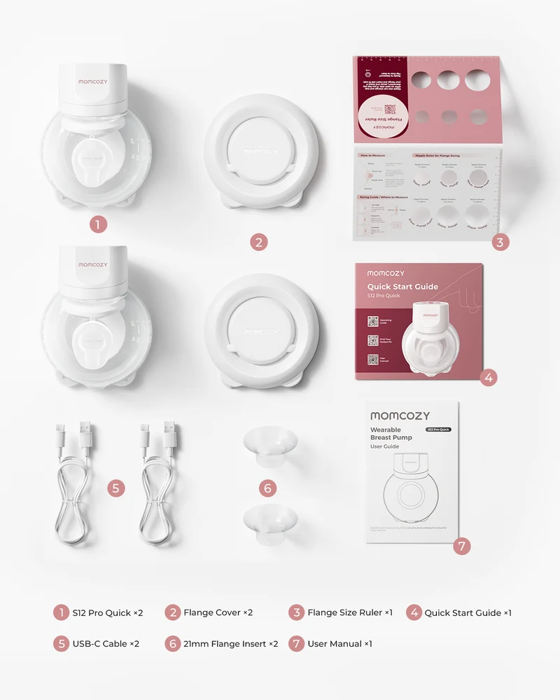 Pump & Clean Bundle: S12 Pro Quick Breast Pump and Bottle Washer and Washing Block