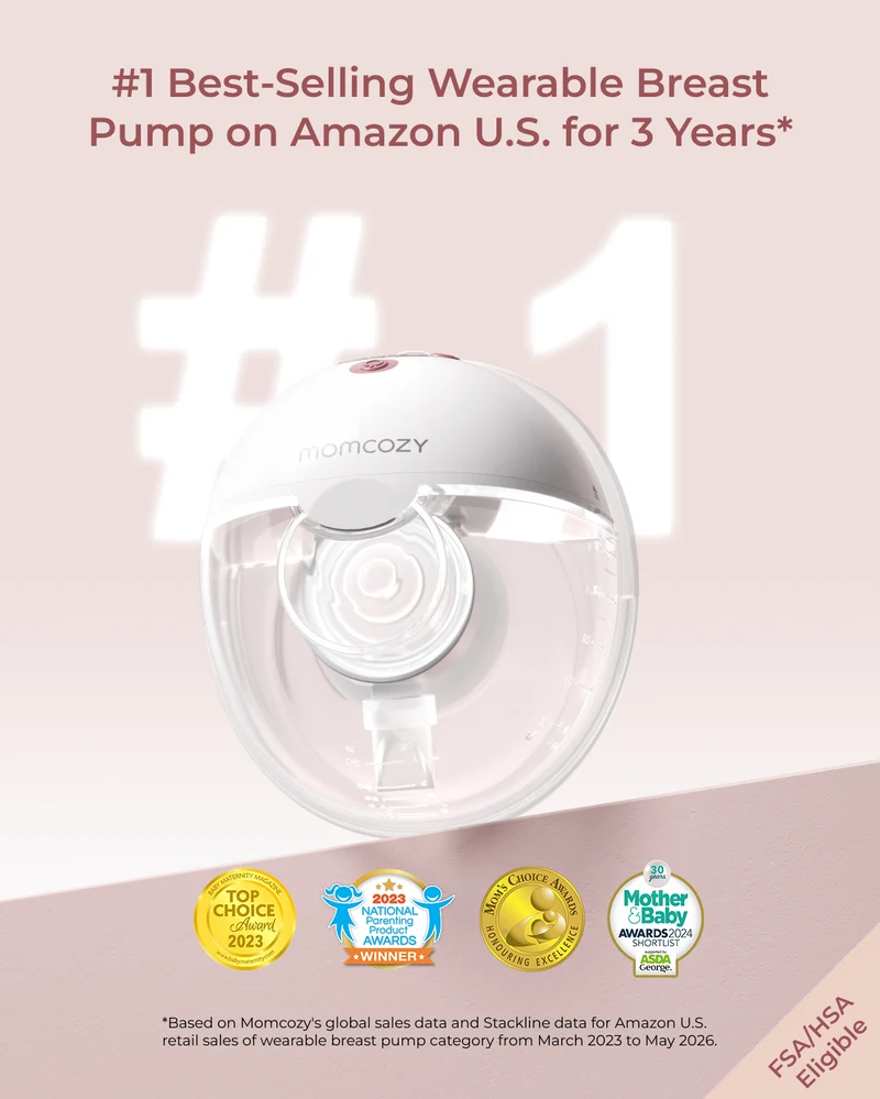 M5 Smart Wearable Breast Pump & KleanPal Pro Baby Bottle Washer and Sterilizer Bundle