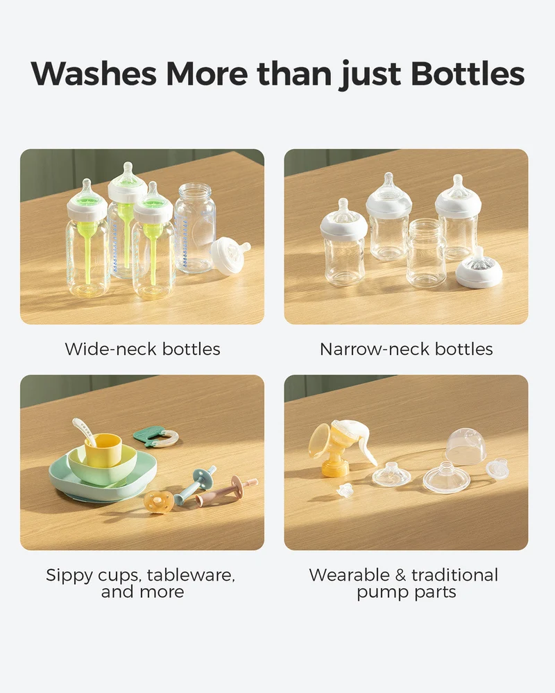Pump & Clean Bundle: M6 Breast Pump and Bottle Washer and Washing Block