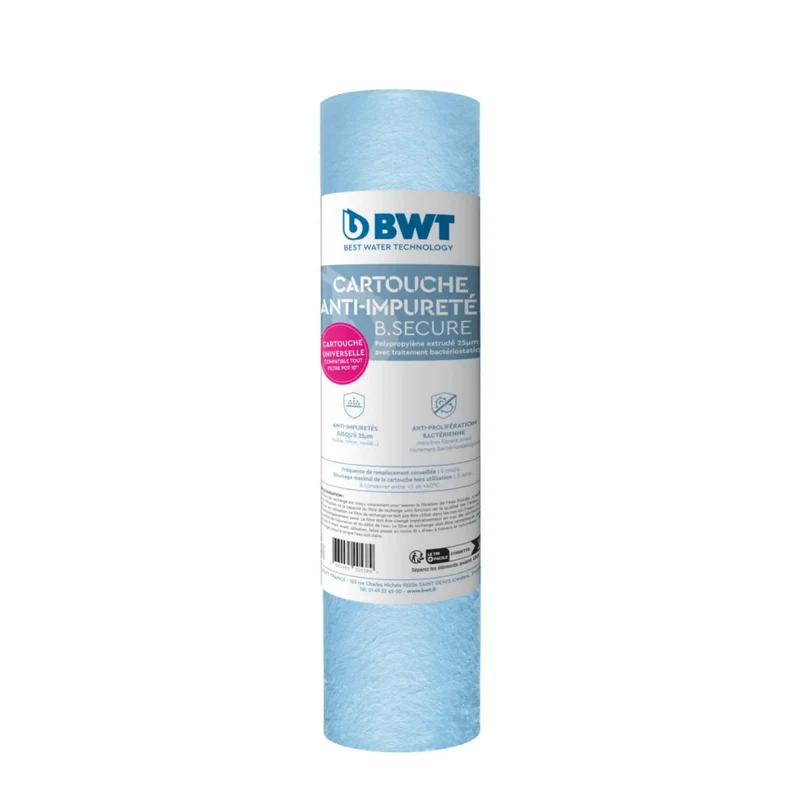 Cartouche BWT B.SECURE - anti-impuretés 25µm