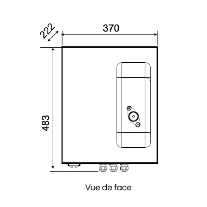 Pompe à chaleur air-eau Atlantic Alféa M Compact 10 kW Monophasé