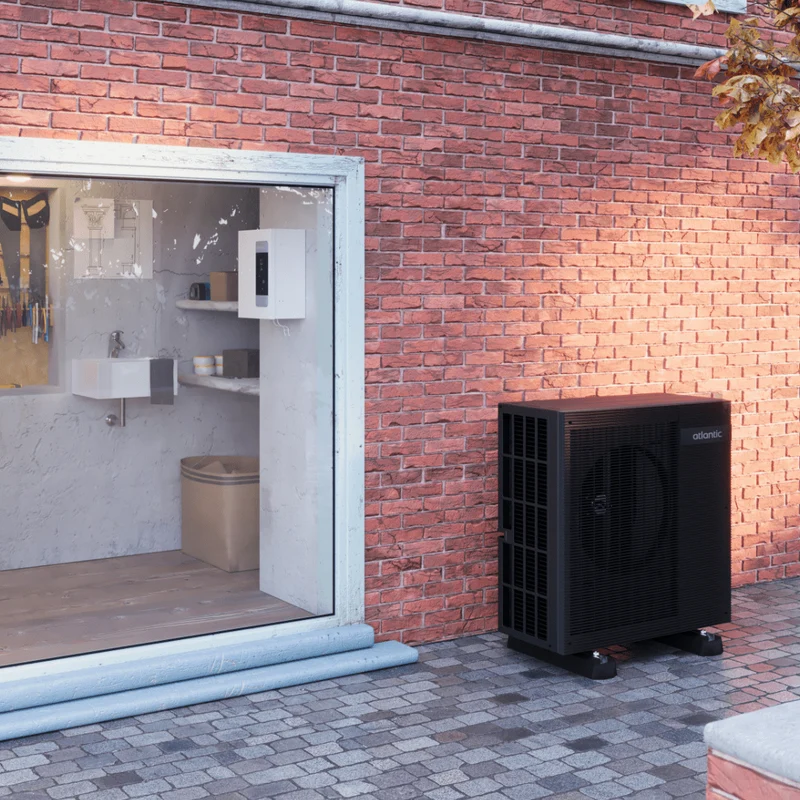 Pompe à chaleur air-eau Atlantic Alféa M Compact 10 kW Monophasé