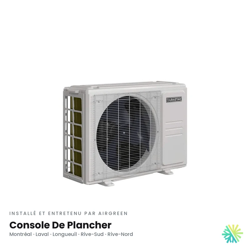 Thermopompe Console de Plancher DURASTAR Standard | 12000 BTU - R410A