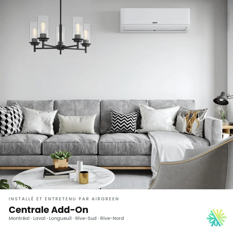 Thermopompe Centrale ADD-ON DURASTAR Advanced | 1.5 Tonnes - 18000 BTU (Serpentin 17,5 po) - R410A