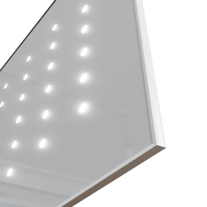 Dalle lumineuse à LED de 600x600 mm CASSIOPEE, finition Blanche - 24 LED