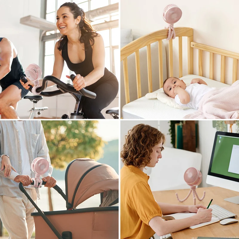 Outing Bundle: ChangeGo Baby Stroller and Handheld Cooling Fan