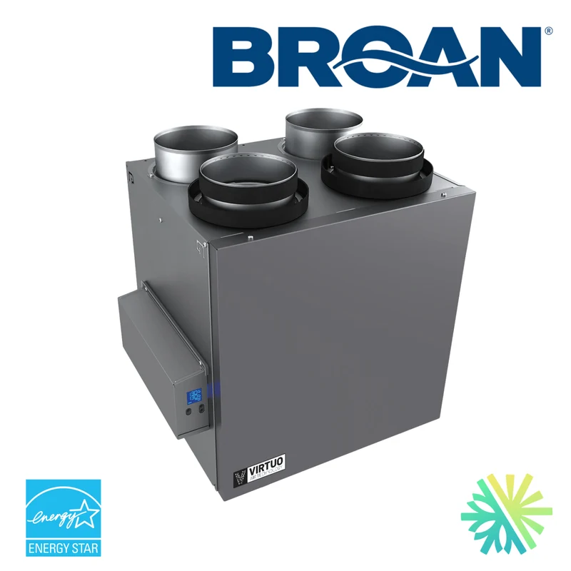Échangeur d'Air Broan ERV V180E75RT | Montréal, Laval, Longueuil, Rive Sud et Rive Nord