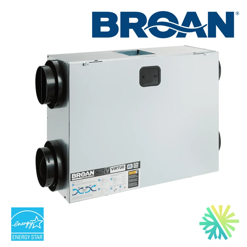 Échangeur d'Air Broan ERV BLP150E75NS-HW | Montréal, Laval, Longueuil, Rive Sud et Rive Nord