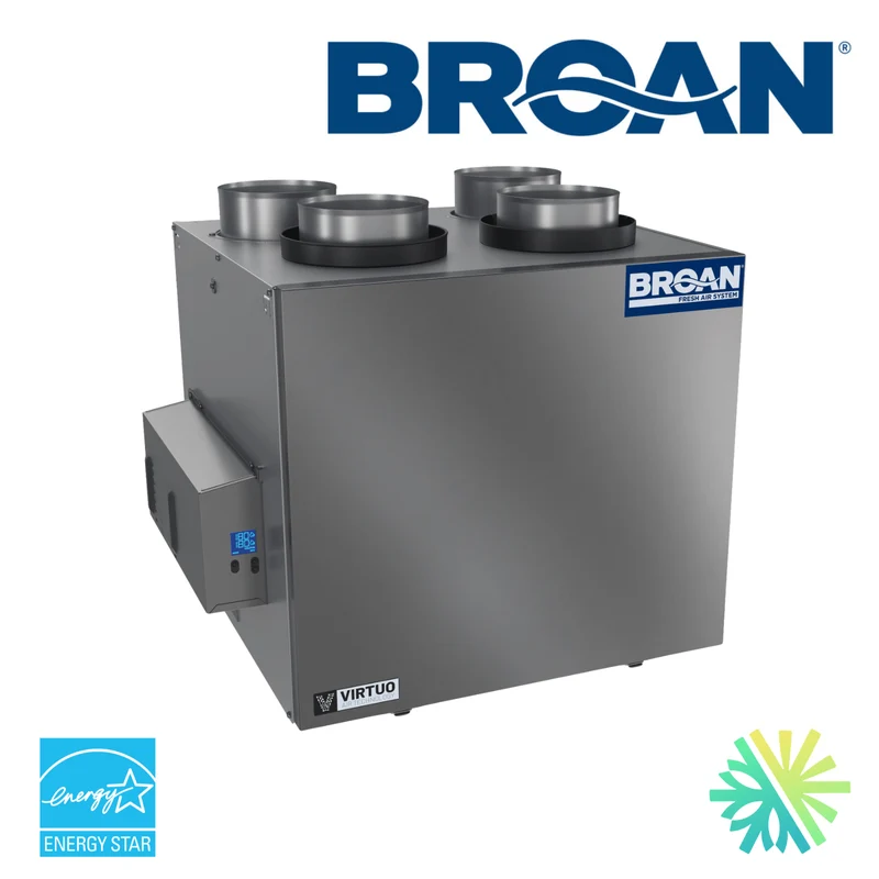Échangeur d'Air Broan-NuTone ERV V210E75RT | Montréal, Laval, Longueuil, Rive Sud et Rive Nord
