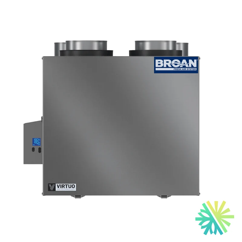 Échangeur d'Air Broan-NuTone ERV V210E75RT | Montréal, Laval, Longueuil, Rive Sud et Rive Nord