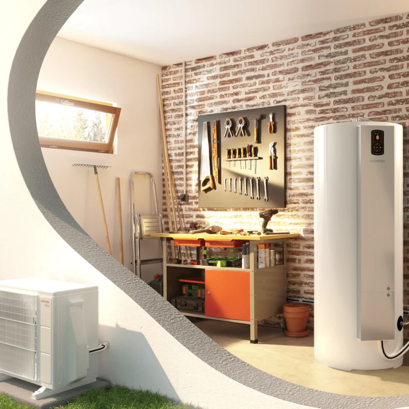 Chauffe-eau thermodynamique split Atlantic Calypso Connecté Inverter 270 L