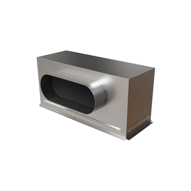Plénum acier isolé pour grille de soufflage 400 x 150 mm - piquage latéral
