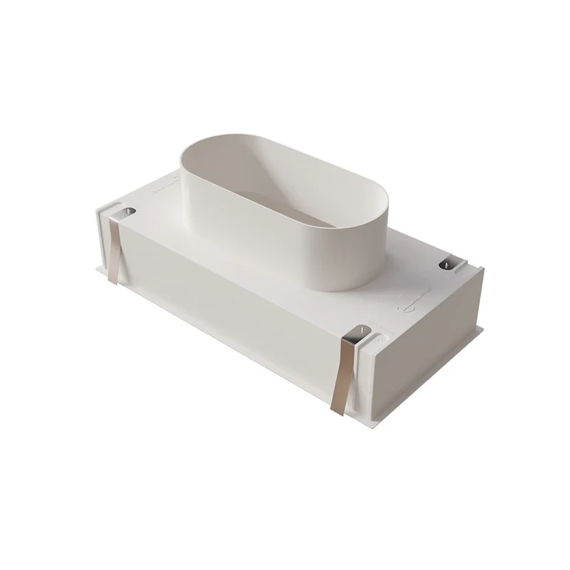 Plénum ABS pour grille de soufflage 300 x 150 mm