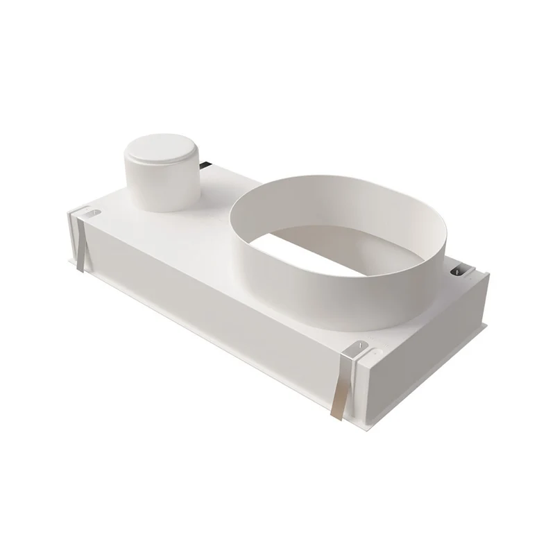 Plénum ABS pour grille de soufflage 400 x 200 mm