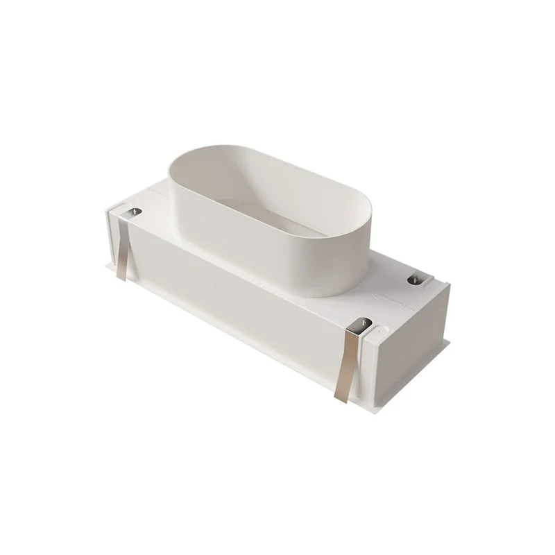 Plénum ABS pour grille de soufflage 300 x 100 mm
