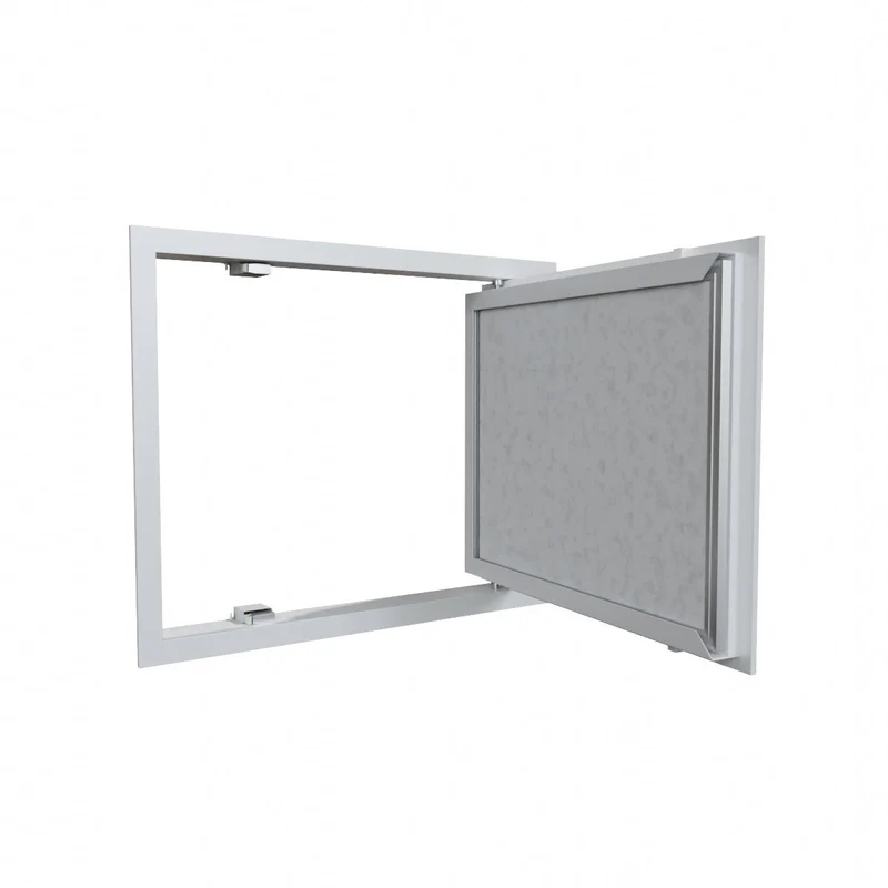 Grille de reprise porte-filtre ACCESS aluminium blanc mat 600 x 400 mm