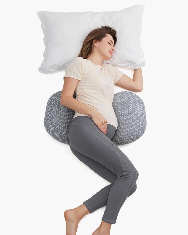 Ergonest Maternity Belly Band & High Waist Pregnancy Underwear & Pregnancy Wedge Pillows Bundle