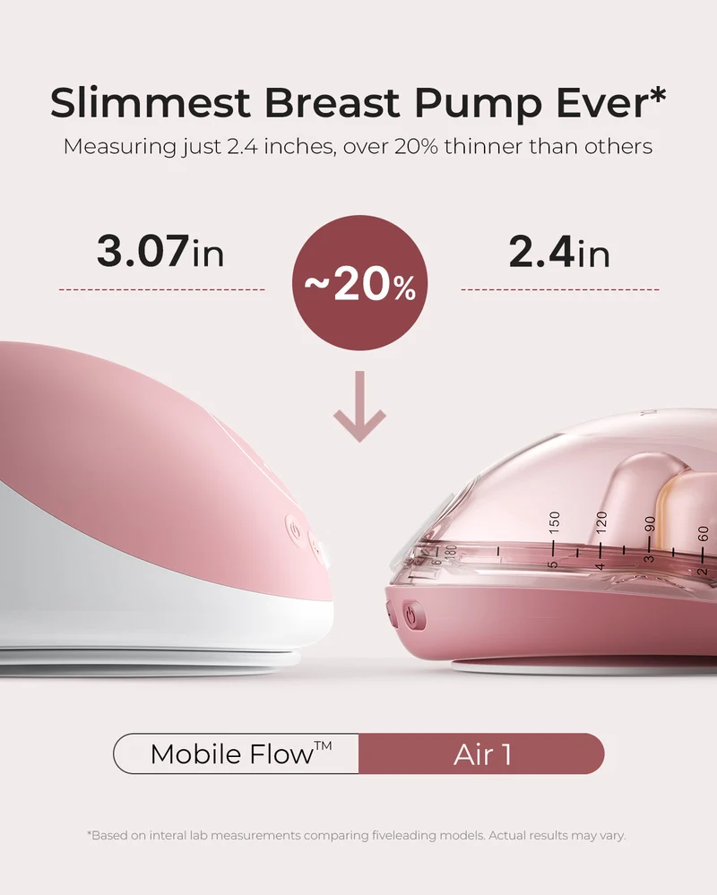 Slim & Smart Bundle: Air 1 Ultra-slim Breast Pump and M9 Mobile Flow™ Breast Pump