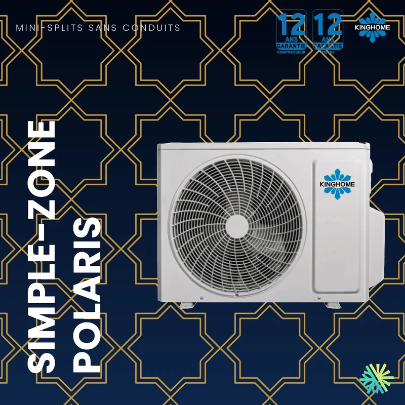 Thermopompe Murale KINGHOME Polaris R32 | 18000 BTU