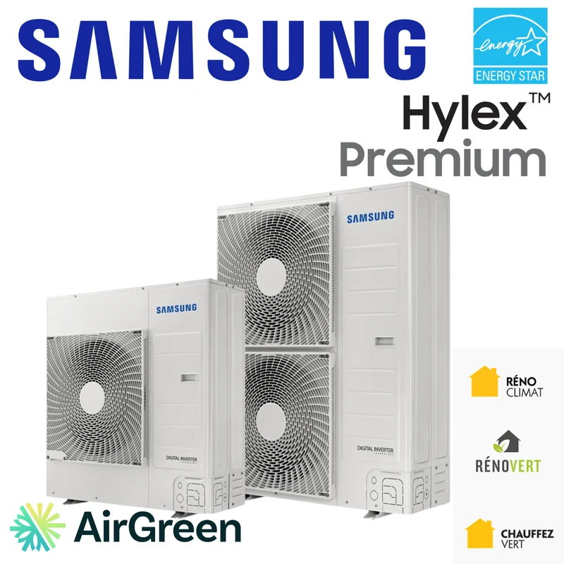 Thermopompe Centrale SAMSUNG Hylex Premium | 2 Tonnes - 24000 BTU