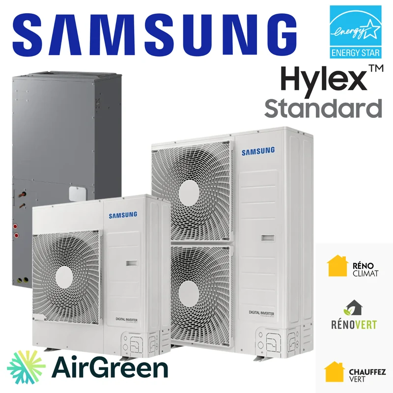 Thermopompe Centrale SAMSUNG Hylex Standard | 5 Tonnes - Montréal