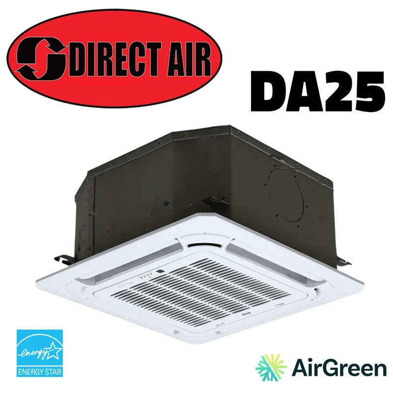 Cassette de Plafond DIRECT AIR DA25 Thermopompe | 12000 BTU