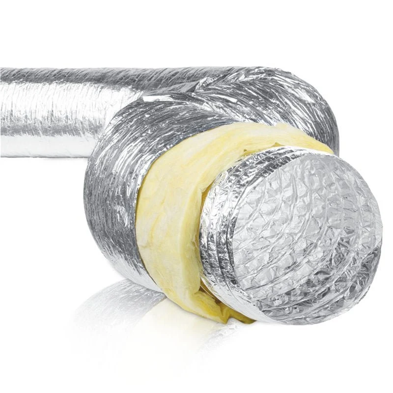 Gaine souple isolée ø400mm Longueur 10m Isolation thermique 50mm